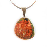 Unakite Stone Pendant - Hand-Selected Gemstone Jewelry for Everyday Energy, Layered Styling and Meaningful Gifting